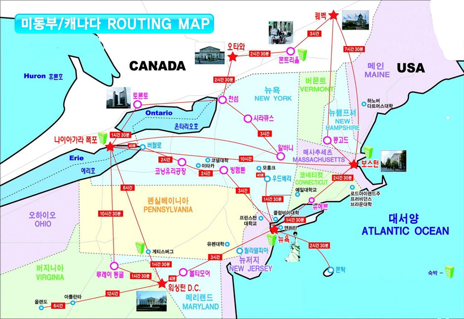 USCANADAEAST ROUTINGMAP